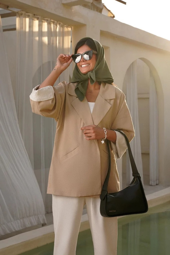 کیف دوشی زنانه WB ۳۰۱۶ چرم کاکتوس