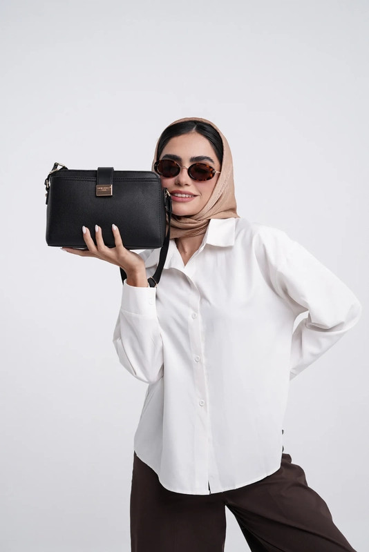 کیف زنانه دوشی دیویدجونز مدل DAVID JONES CM7437