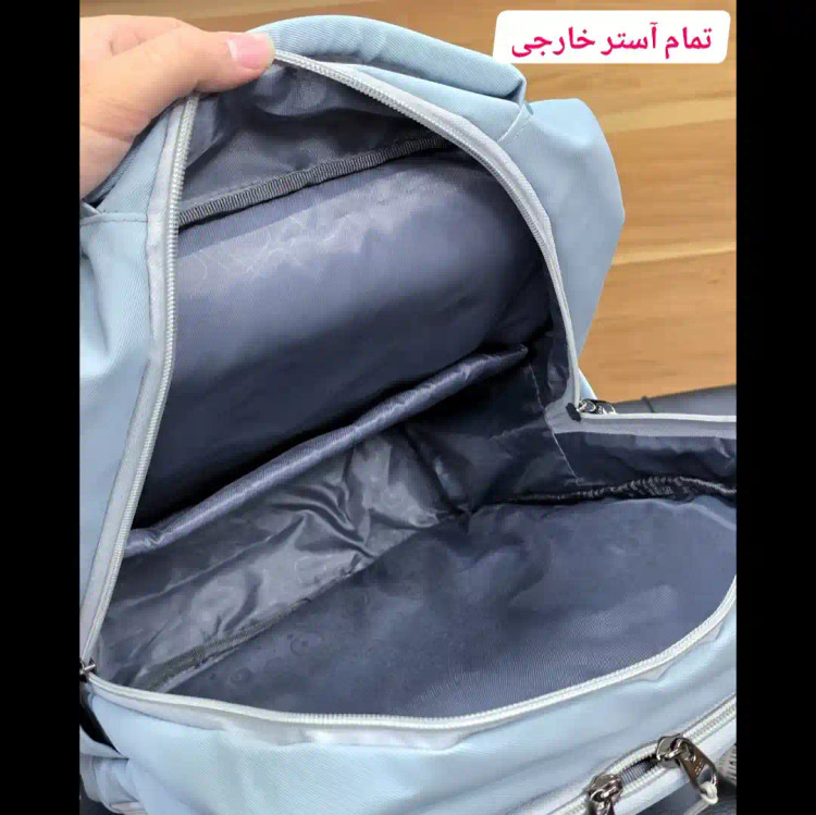 کوله پشتی سبزچریکی پاستیلی اسپرت